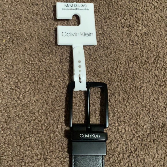 Black Reversible Calvin Klein Belt M 34-36 - Picture 4 of 4